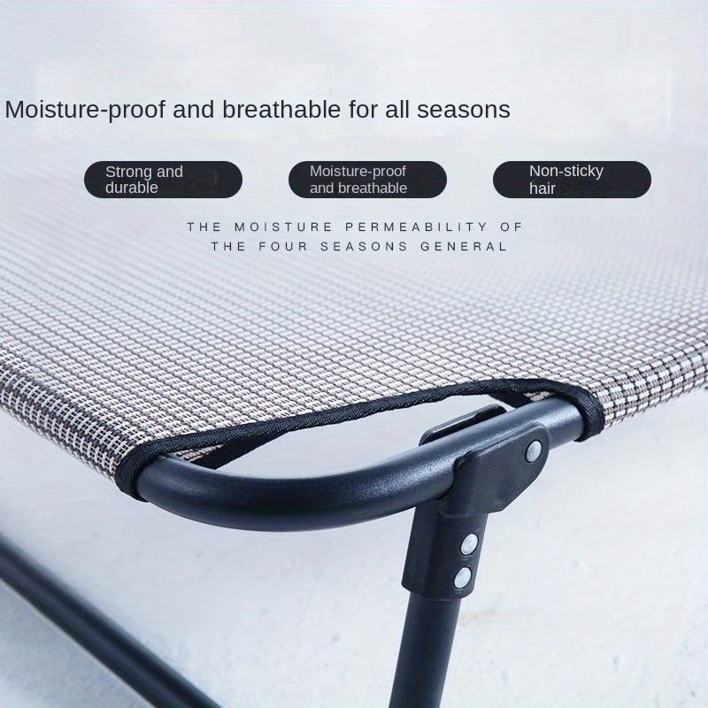 NNETM Foldable Pet Bed with Removable Cushion