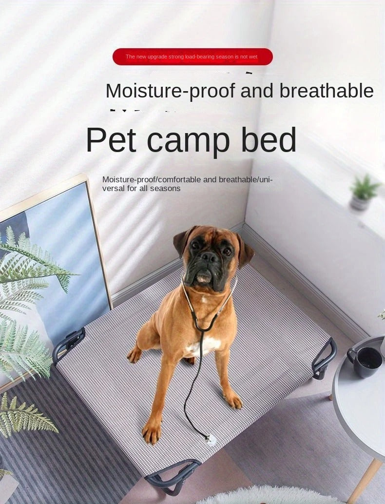 NNETM Foldable Pet Bed with Removable Cushion