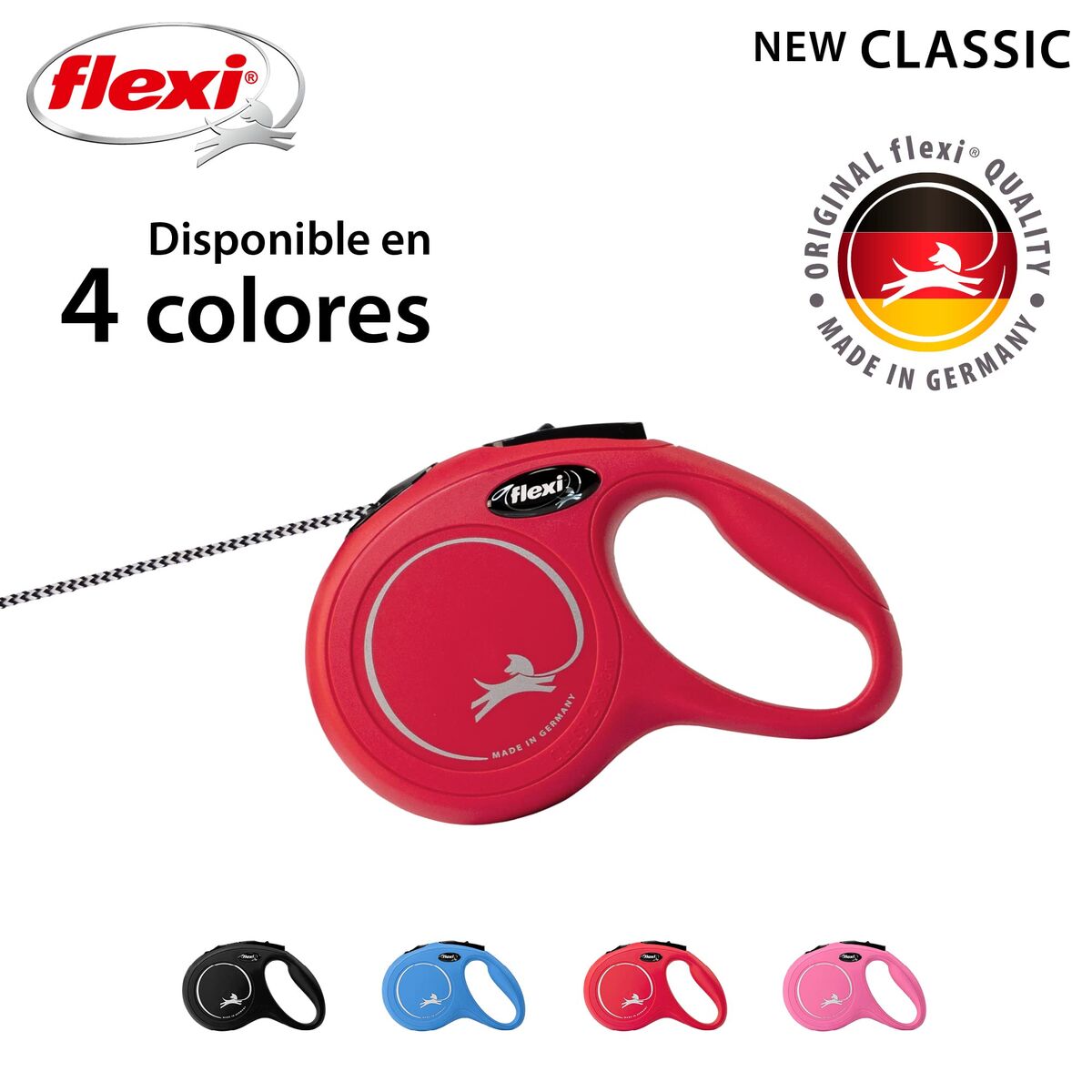 Dog Lead Trixie Classic XS Red XS 3 m