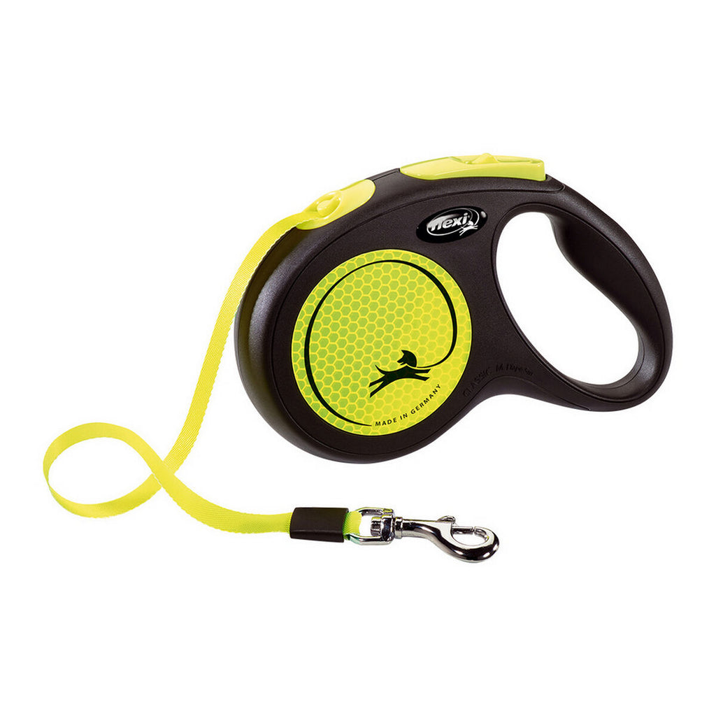 Laisse pour chien Flexi NEW CLASSIC NEON – Taille S (5 m)