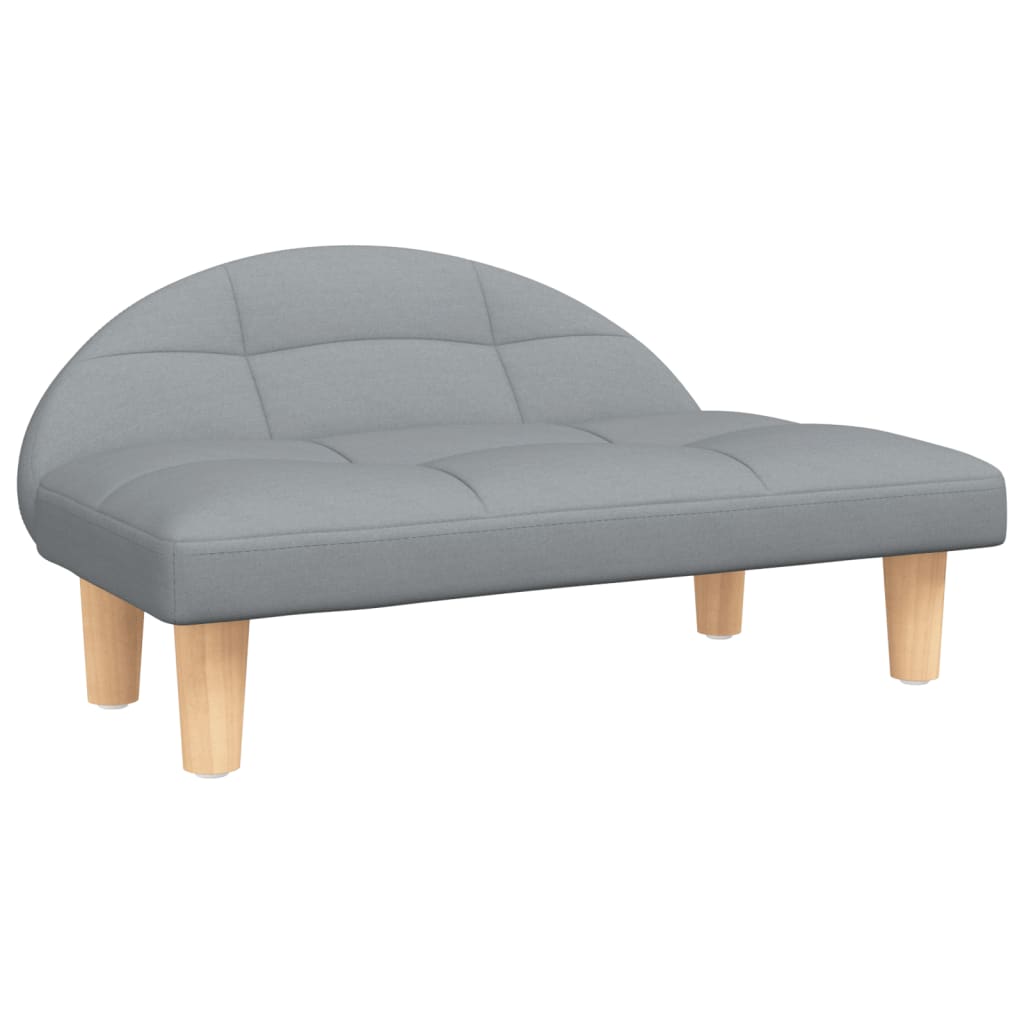 NNEVL  lit pour chien NNEVL en tissu gris clair 70x52x30 cm