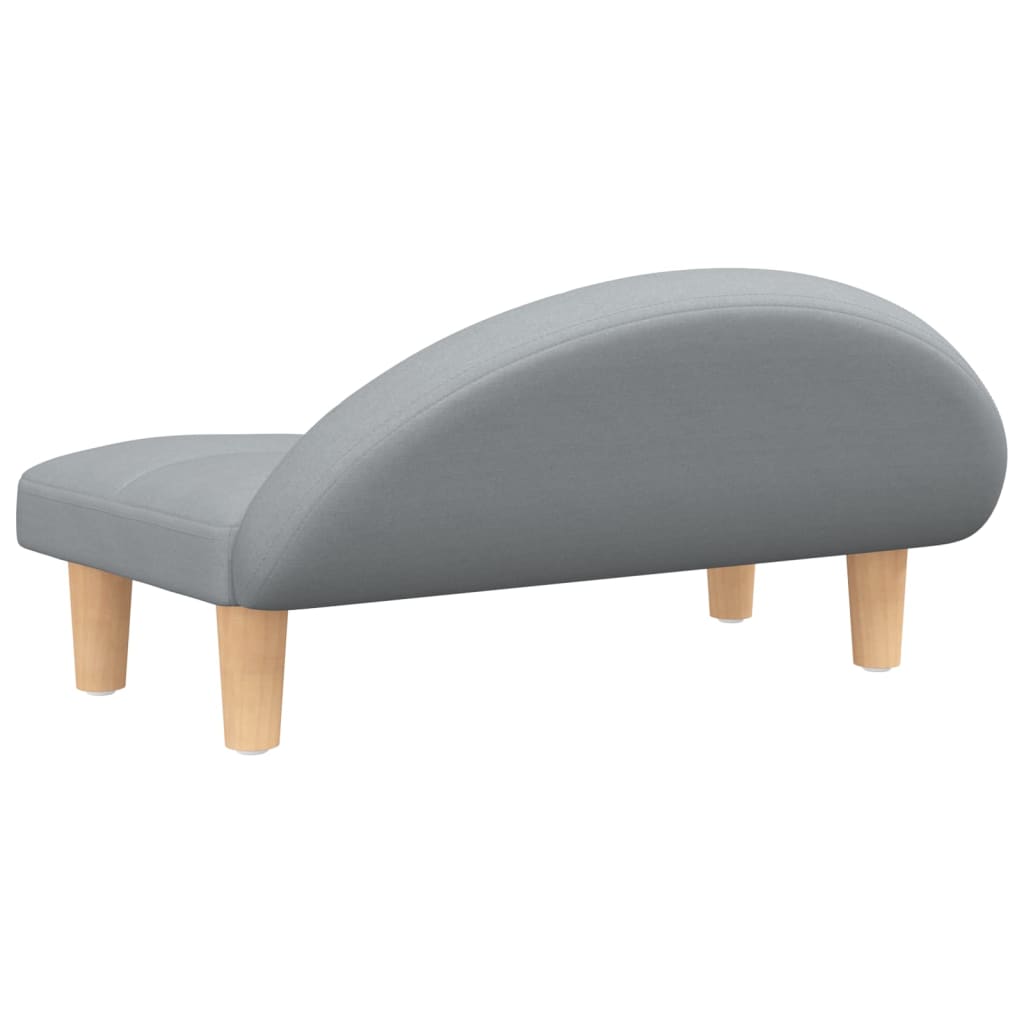 NNEVL  lit pour chien NNEVL en tissu gris clair 70x52x30 cm