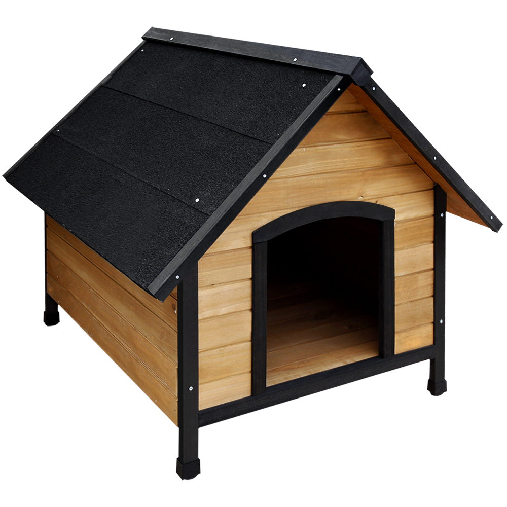NNEDSZ Chenil pour chien – Grande niche d’extérieur en bois pour chiot ou grand chien (taille XL)