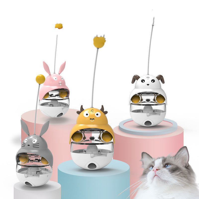 Jouet distributeur de friandises anti-fuite pour chats et chiens 🐾