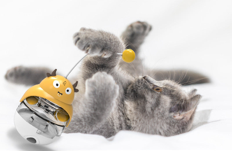 Jouet distributeur de friandises anti-fuite pour chats et chiens 🐾