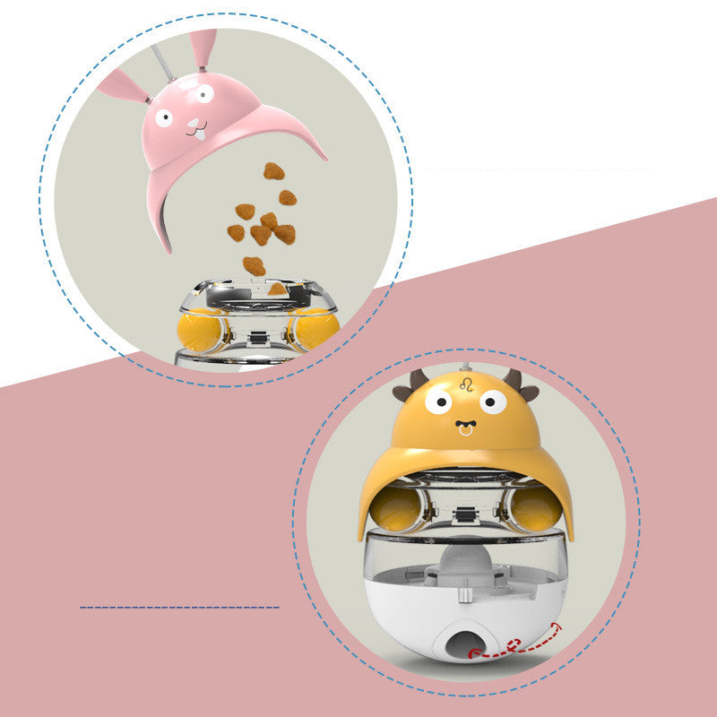 Jouet distributeur de friandises anti-fuite pour chats et chiens 🐾