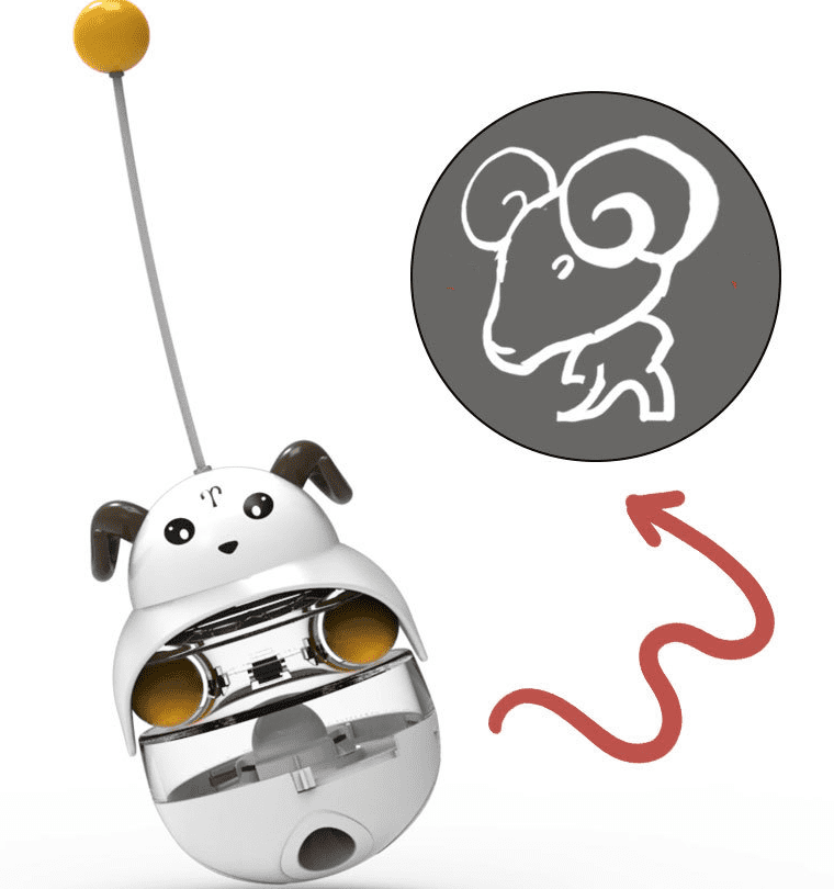 Jouet distributeur de friandises anti-fuite pour chats et chiens 🐾