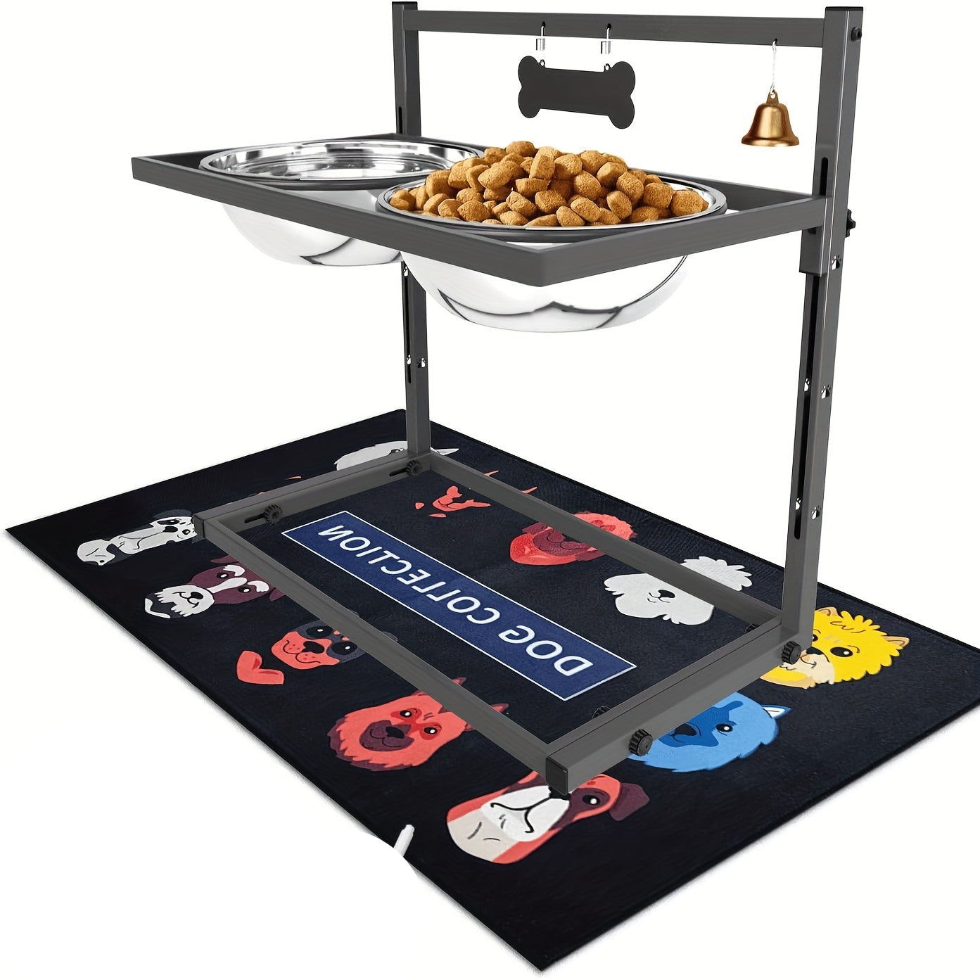 NNETM Gamelles surélevées pour grands chiens