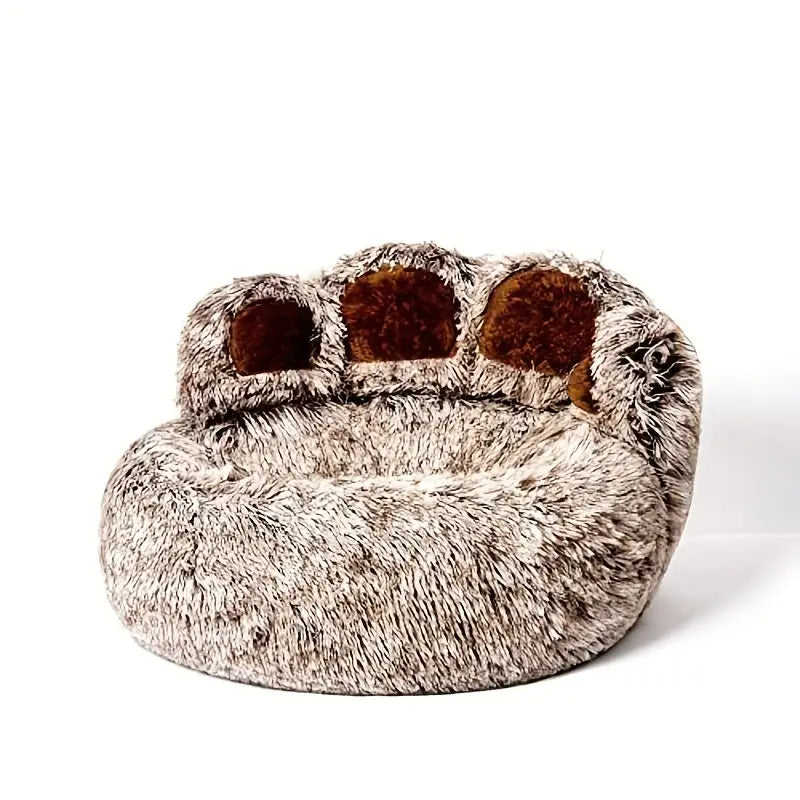 NNETM Cuddly Cute Bear Paw Shape Pet Sofa