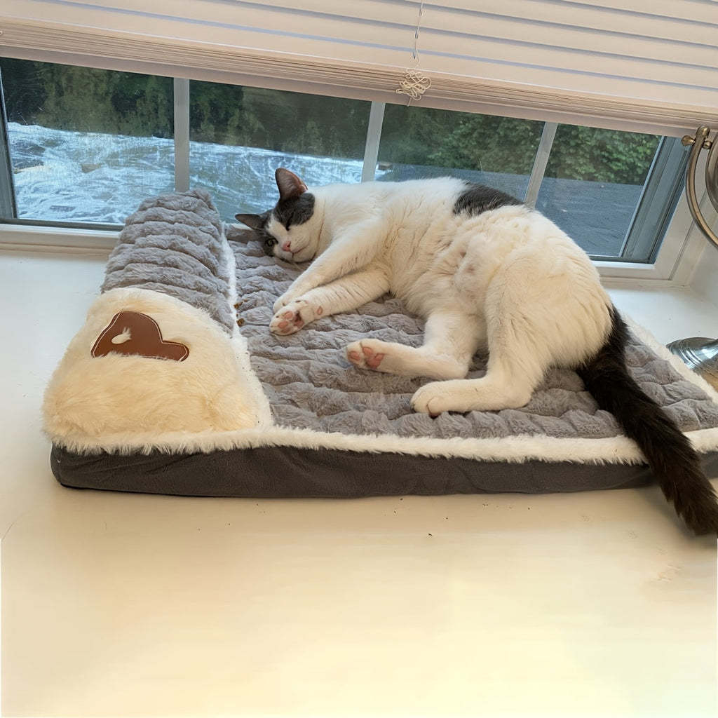 NNETM Cozy Thickened Cat Bed with Memory Foam