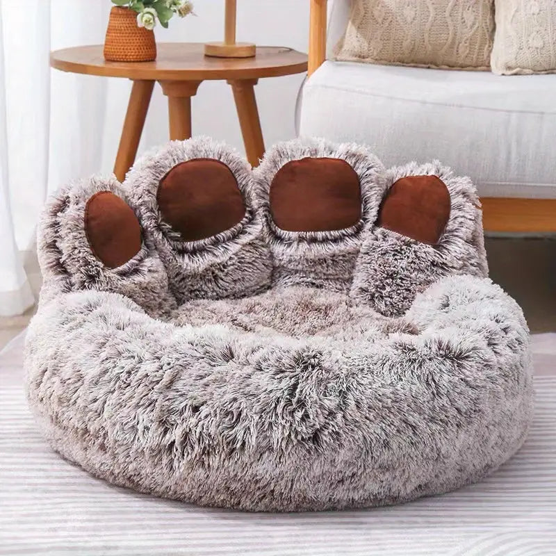 NNETM Cuddly Cute Bear Paw Shape Pet Sofa