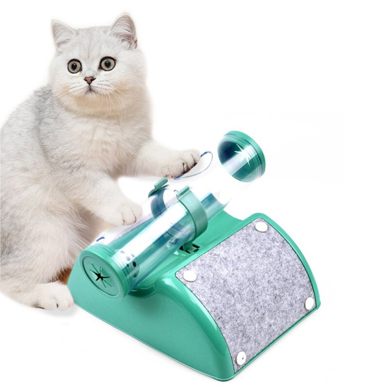 Jouet pour Chat 3-en-1 : Tube Astronomique pour Nourriture et Griffes