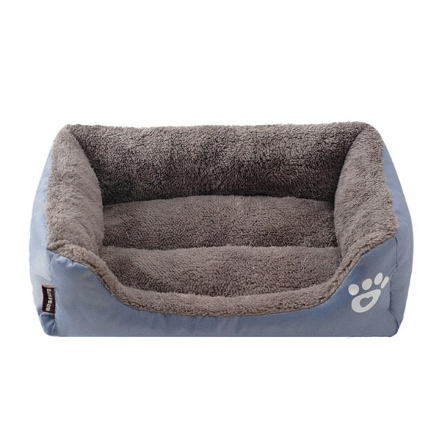 Pet Cat Dog Bed Warm Dog House Soft Fleece Nest Dog Baskets Mat Autumn Winter Waterproof Kennel S/M/L