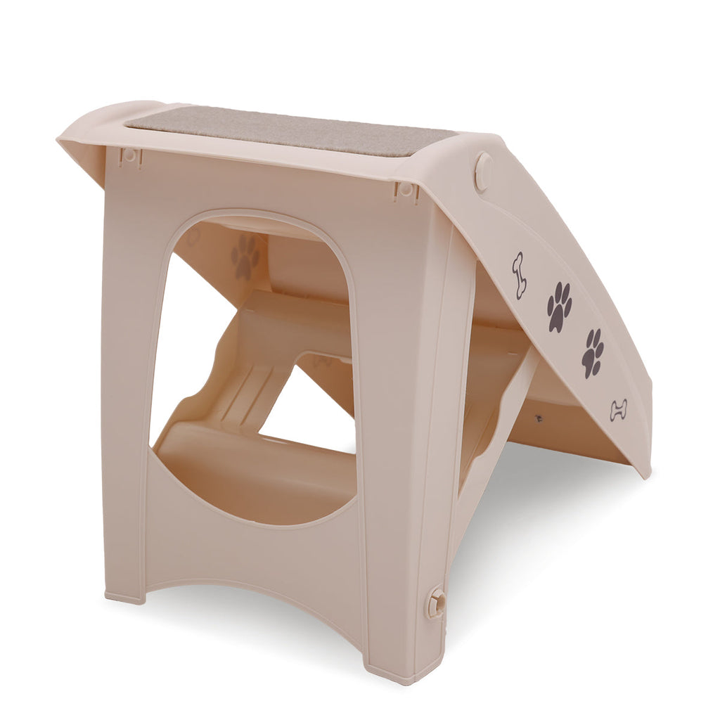 NNEDPE 50cm Foldable Step Ladder Stairs