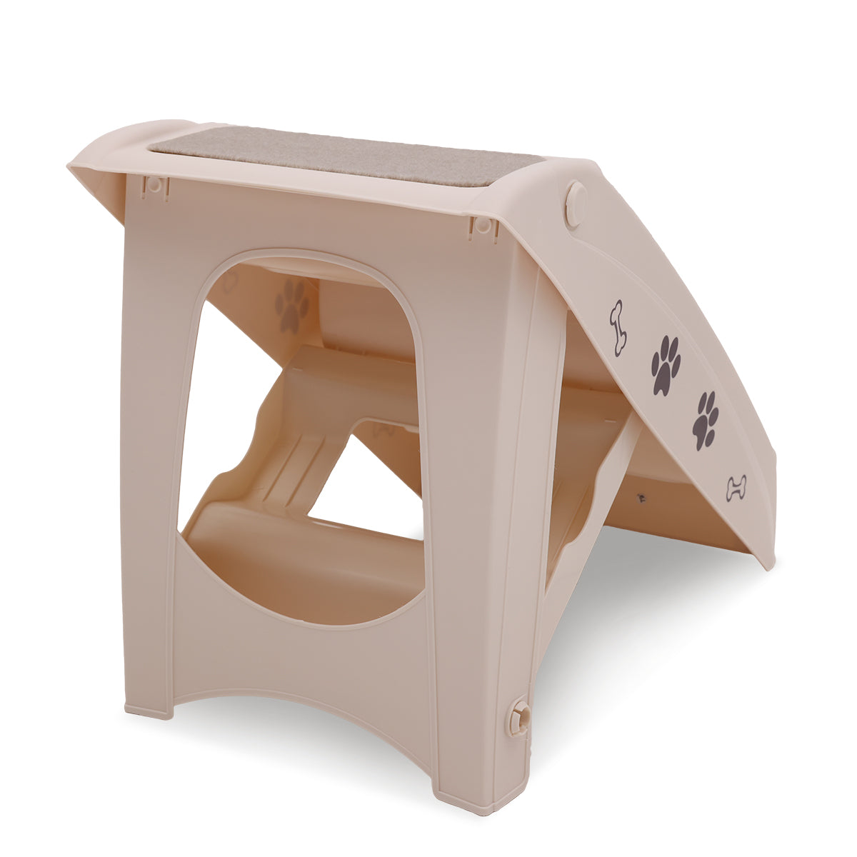 NNEDPE 50cm Foldable Step Ladder Stairs